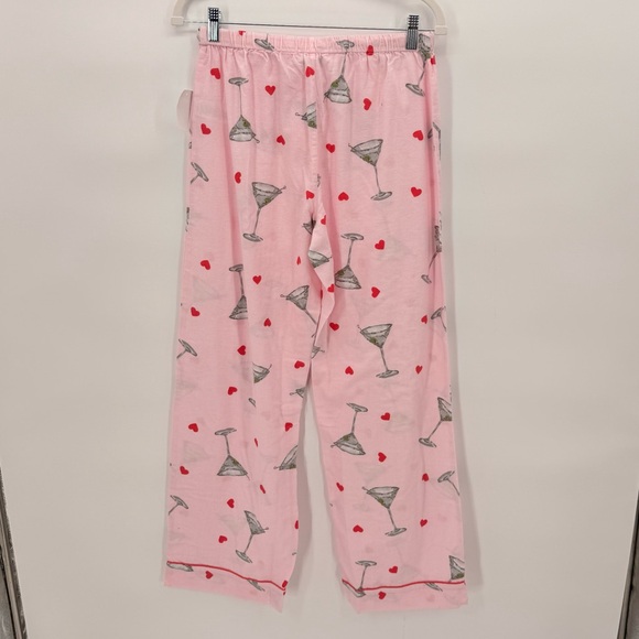 ๐ PJ Salvage Pink Martini Print Pajama Set. L. NWT!!๐ฅ - Picture 6 of 12